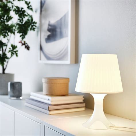 LAMPAN Table lamp, white, 29 cm - IKEA