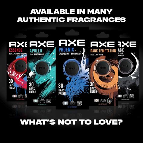 Axe Auto Air Fresheners Axe Apollo Vent Clip 2 Pack