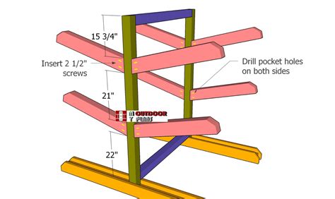 Build a Kayak Rack Plans 的图像结果