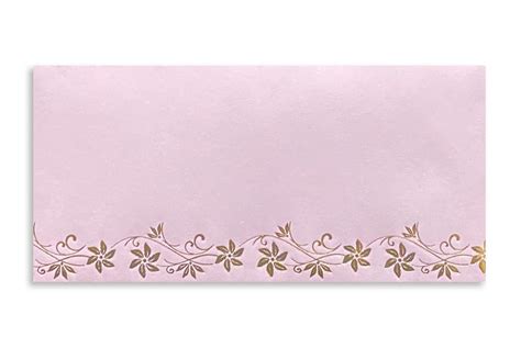 Pastel Colour Gold Foil Border Gift Envelope Size : 7x3.25 Inches Pack ...