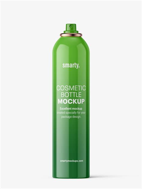 Spray bottle mockup / glossy / 300 ml - Mockups Design