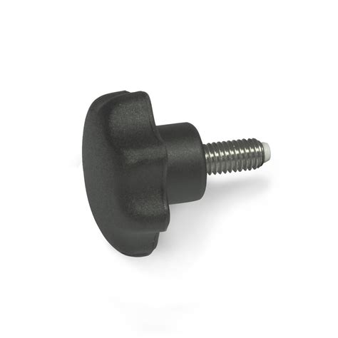JW Winco Glass Filled Nylon Plastic Hand Knob with Plastic Tip ...