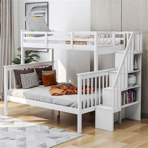 Rustic bunk beds twin over full online