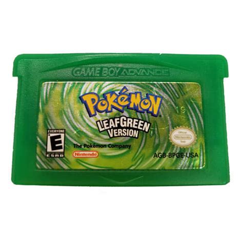 Pokemon Leaf Green Version GameBoy Advance Game For Sale