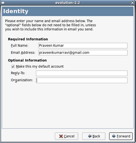 Configuring GMail on Novell Evolution: Praveen's Blog