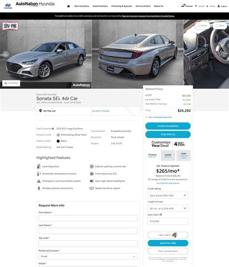 Buy Your Car Online | AutoNation Hyundai Valencia