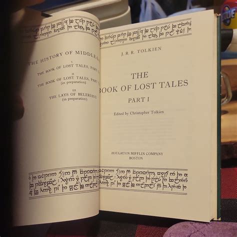 History of Middle-Earth Ser.: The Book of Lost Tales | Ubuy India