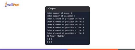 Image result for User Input 2D Array Python