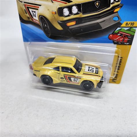 Mazda RX-3 (Yellow) – Hot Wheels 2025 by Mattel – Prithvi Enterprises