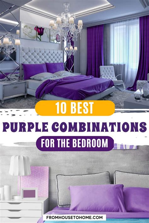 10 Awesome Purple Color Combinations for a Stunning Bedroom Look