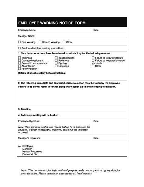 46 Effective Employee Write Up Forms [+ Disciplinary Action Forms]