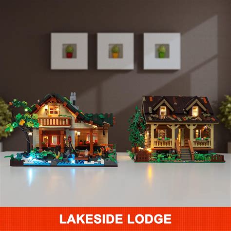 Funwhole Lakeside-Lodge Building Set - 1969 PCS India | Ubuy