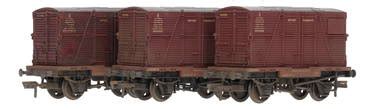 37-950Y Bachmann OO Gauge Conflat A Wagons BR Bauxite 'Door To Door' Bd ...