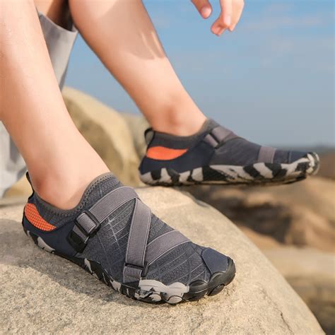 Aqua shoes Rubber Anti-slip Water Shoes Beach For Men Women Quick-Dry ...