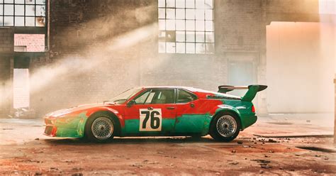 The BMW M1 Art Car by Andy Warhol celebrates anniversary
