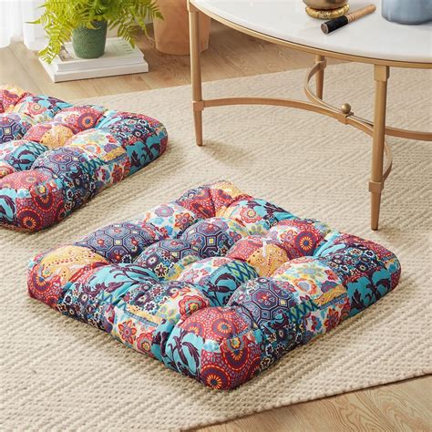 Amazon.com: Codi Floor Cushions Seating for Adults and Kids Set of 2 ...