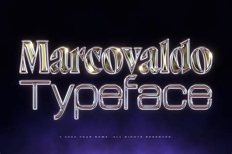 Image result for Chrome Design Text Effect