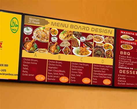 Menu Board Design 的图像结果