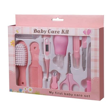 10-Piece Newborn Safety Health Care Kit - Portable Infants Grooming Set ...