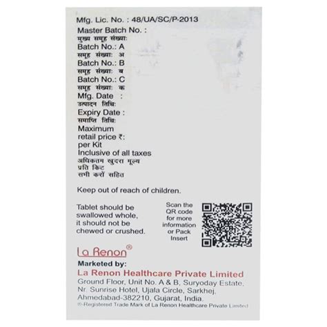 Esogress-HP Forte 500 mg/40 mg/1000 mg Combikit | Uses, Side Effects ...