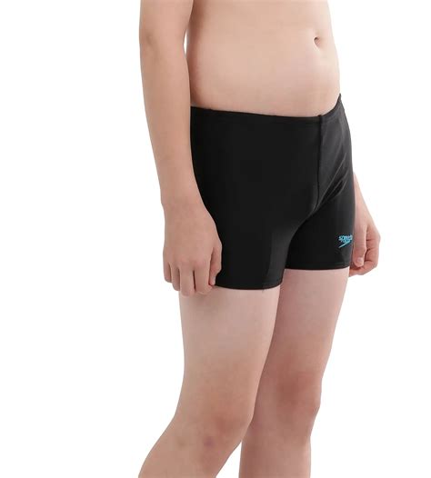 Buy Speedo Boys Hyper Boom Panel Aqua Short Black-Bolt-Dove Grey ...