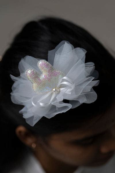 Pastel Pink Sequined Hair Clip | Adorable Accessory for Stylish Girls ...