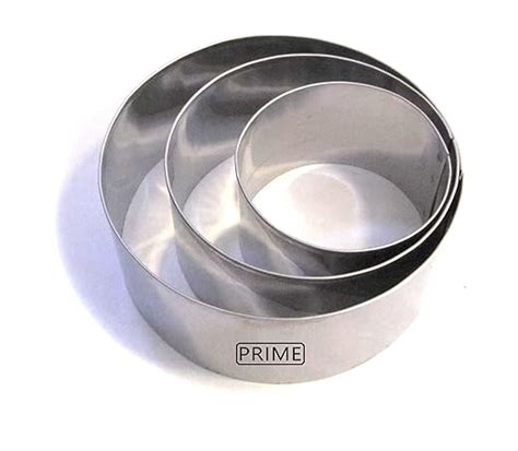 Buy Prime Bakers and Moulders Stainless Steel Round Cut Outs Pizza Base ...