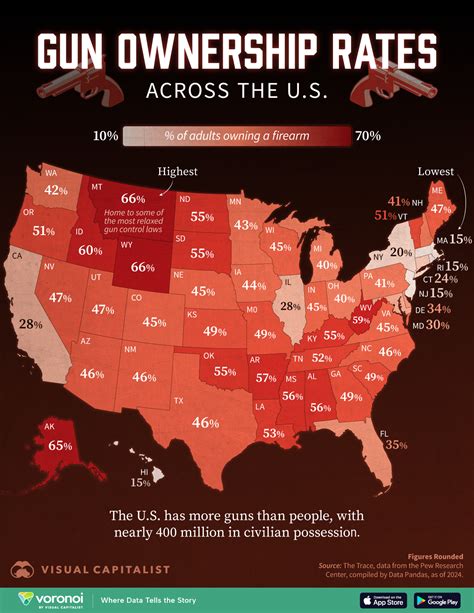 Gun Ownership Statistics State Key Facts About Americans And Guns