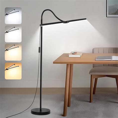 LED Floor Lamp, 18W/2000LM Bright Reading Floor Lamp for Office with ...