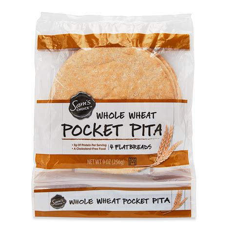 Sam's Choice Whole Wheat Pocket Pita