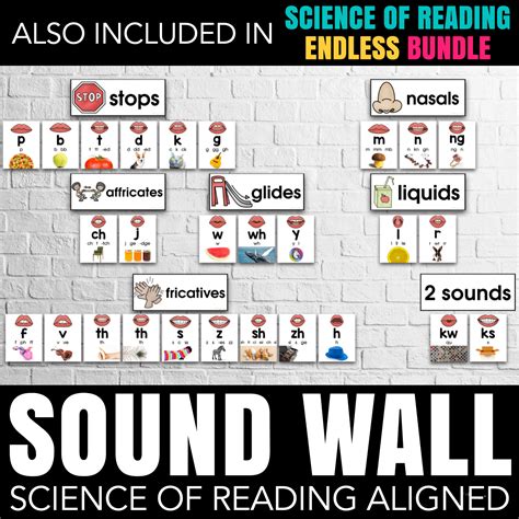 Sound Wall with Mouth Pictures