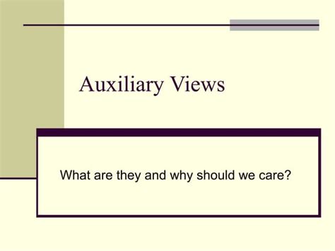 How to Do Auxiliary Views 的图像结果