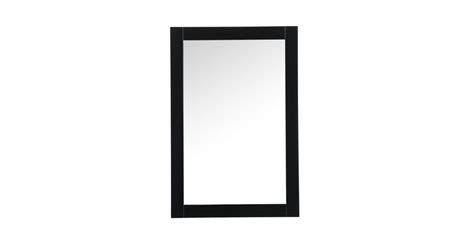 Elegant Lighting VM22436BK Aqua 24" W x 36" H Traditional Rectangular ...