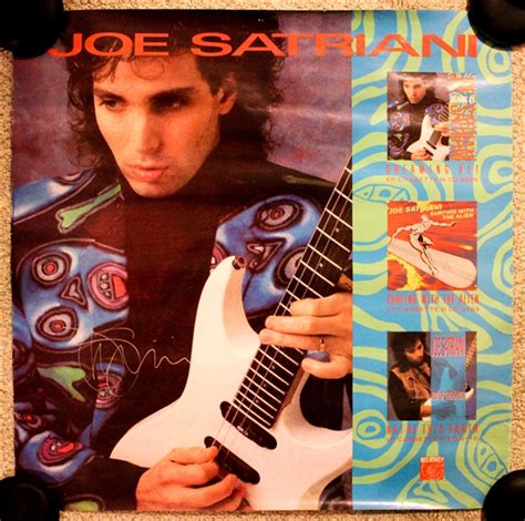 Lot Detail - Guitar Legend Joe Satriani Signed Poster (Beckett/BAS ...
