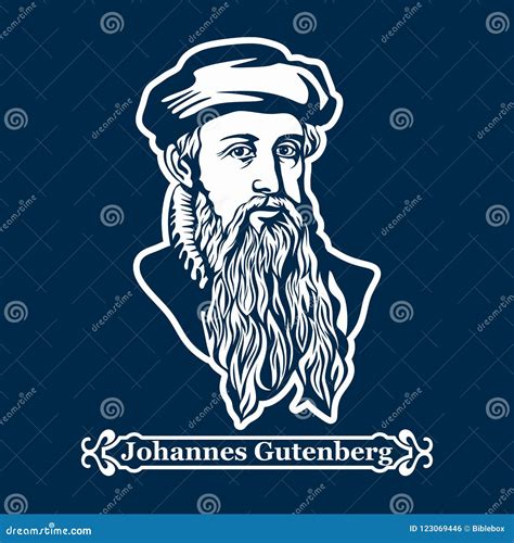 Johannes Gutenberg. First Printer, Publisher of the First European ...