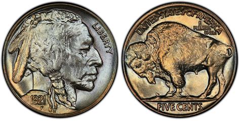 1921 5C (Regular Strike) Buffalo Nickel - PCGS CoinFacts