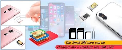 Storite 5-Pack SIM Card Adapter Kit with Eject Pin Needle