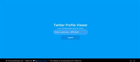 Twitter Profile Viewer 的图像结果