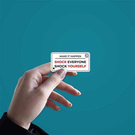 Buy Shock Everyone Sticker Online | Premium Waterproof Vinyl | STICK IT UP