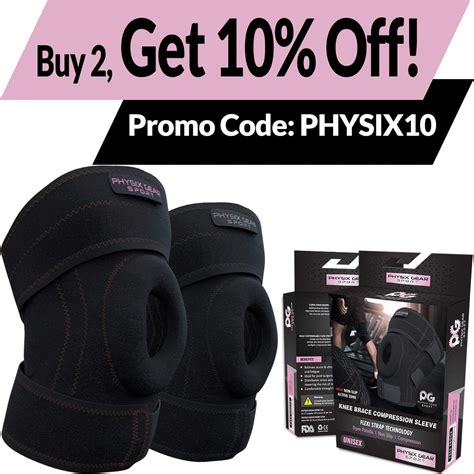 Buy Physix Knee Brace with Side Stabilizers & Adjustable Straps - Knee ...