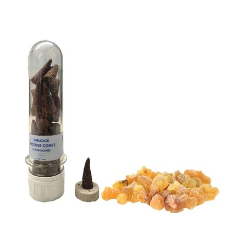 Frank Incense Smudge Cones 30 Pcs with stand | Swaha