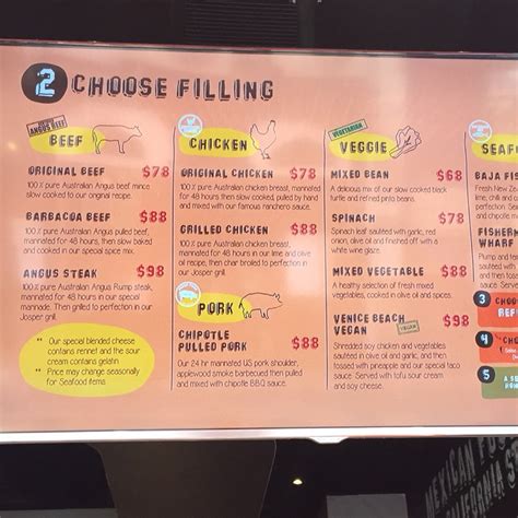 Cali-Mex's Menu - American Takeaway in Central Hong Kong | OpenRice ...