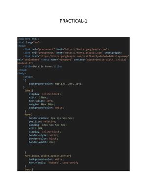 II CSE OOPS LAB - MATERIALS - Object Oriented Programming - Studocu