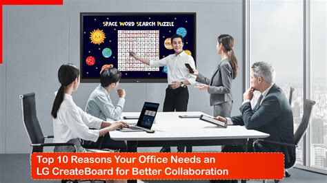 Top 10 Reasons to Choose LG CreateBoard for Office Collaboration ...