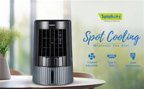 Symphony Duet Mini Portable Tabletop Air Cooler for Home and Office ...