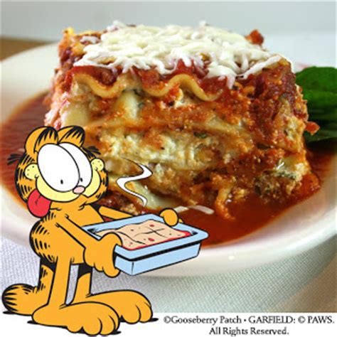 The Country Cook: Garfield's Favorite Lasagna and Easy  