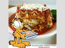The Country Cook: Garfield's Favorite Lasagna and Easy  
