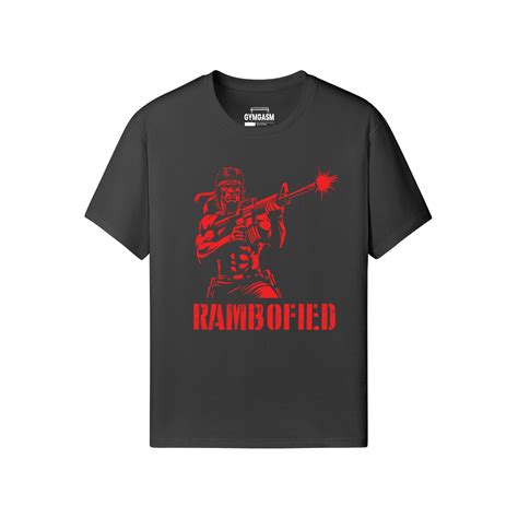 Rambo T-shirt - Bold Design for Action Lovers | Shop Now – Gymgasm.in