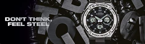 Casio G-Shock GST-S110-1ADR Analog-Digital Black Dial Men Watch Black ...