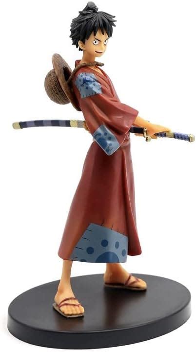 Buy Blue Aura One Piece Monkey D Luffy Action Figure 16.5Cm PVC Anime ...